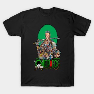 Aesthetic anime story pirate hunter zoro T-Shirt